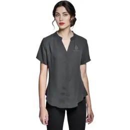 Ladies Short Sleeve Ava Blouse Model Image
